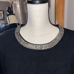 Beautiful Liz Claiborne sweater‎ with beaded neck line